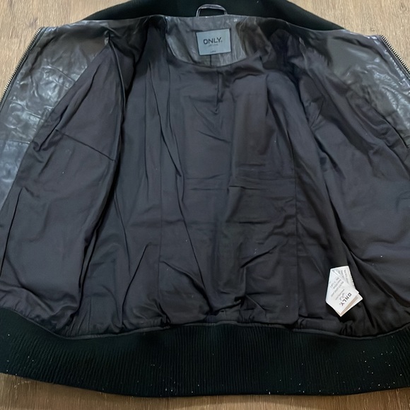 Only Fetti Leather Jacket - Picture 6 of 9